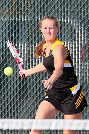 Tennis team takes second at conference tournament