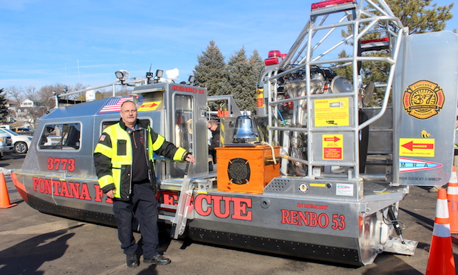 Fontana Fire and Rescue airboat dedicated