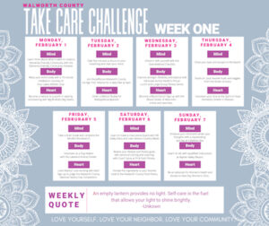 Find support via the Take Care Challenge