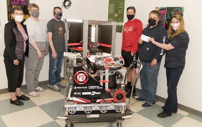 WHS robotics team awarded grant