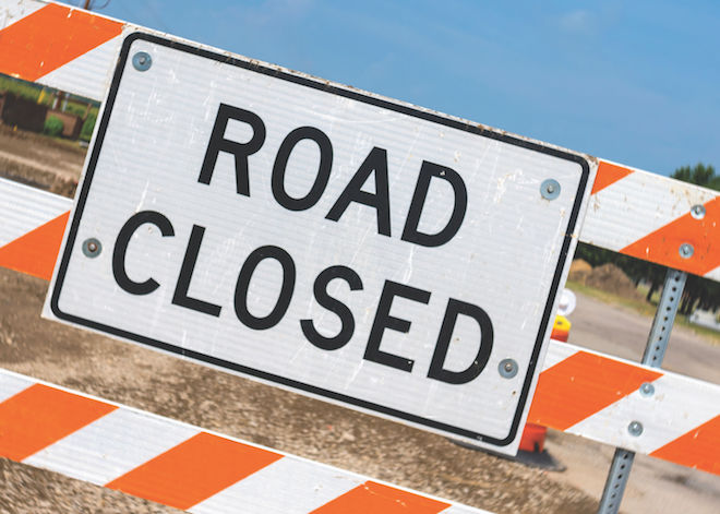Pothole repair forces closure of Highway 12